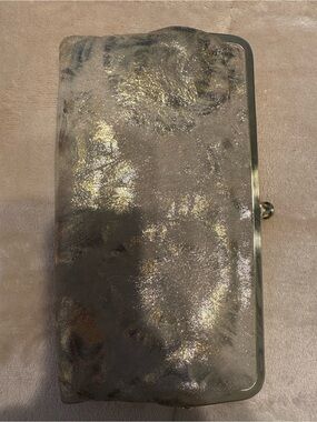 HOBO Lauren Gold Metallic Clutch